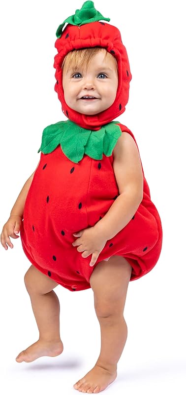 Dress Up America Aardbei Kostuum voor Baby's - outlet/retourdeal
