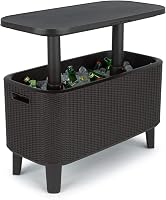Keter Bevy Bar Koelkasttafel voor buiten en tuin - outlet/retourdeal