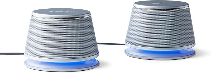 Amazon Basics Stereo 2.0-Luidsprekers voor PC of Laptop - outlet/retourdeal
