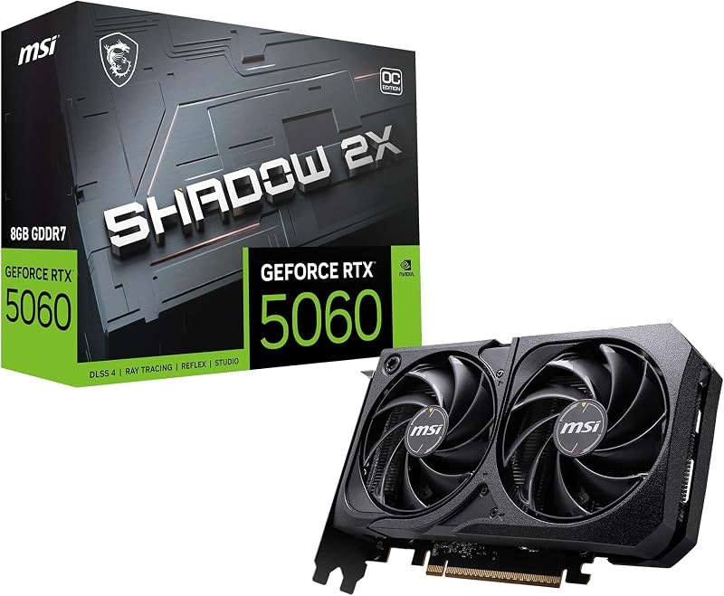 MSI GeForce RTX 5060 8G SHADOW 2X OC grafische kaart - outlet/retourdeal