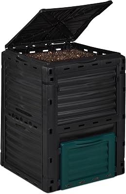 Relaxdays compostbak 230 l - outlet/retourdeal