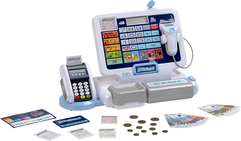 Theo Klein 9324 Tabletkassa I Speelgoedkassa met geluid en afneembare - outlet/retourdeal