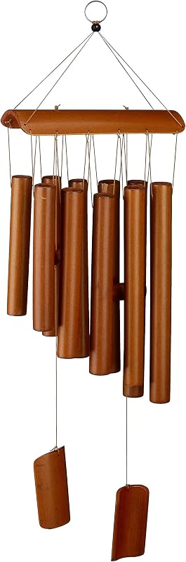 Relaxdays windgong bamboe - outlet/retourdeal