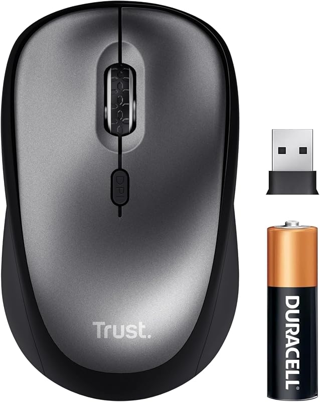 Trust Stille Draadloze Muis met Batterij - outlet/retourdeal