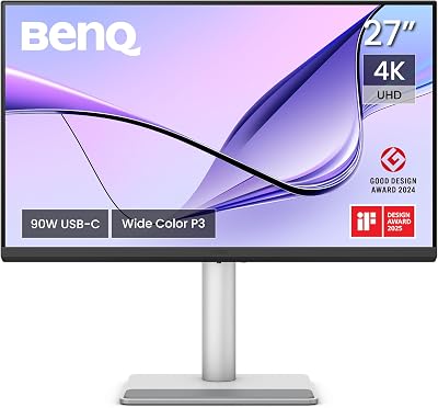 BenQ MA270U 27” 4K 3840 x 2160 monitor voor MacBook Pro/Air - outlet/retourdeal