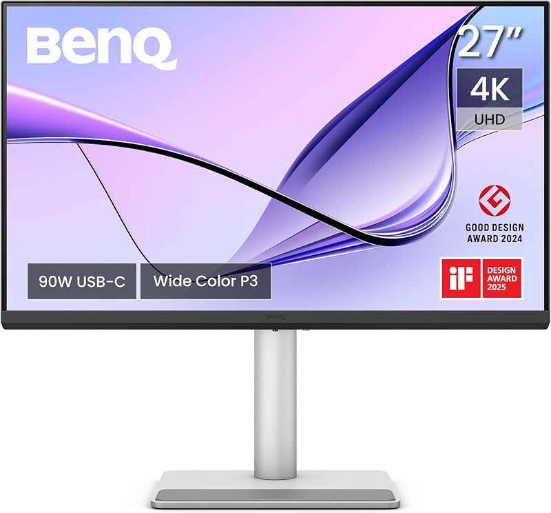 BenQ MA270U 27” 4K 3840 x 2160 monitor voor MacBook Pro/Air - outlet/retourdeal