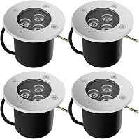 3W 4 stuks 3W vloerspots voor buiten - outlet/retourdeal