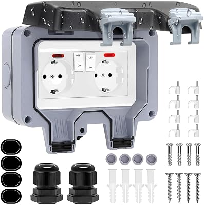 Waterdicht Buitenstopcontact Opbouw Weerbestendig Stofdicht - outlet/retourdeal