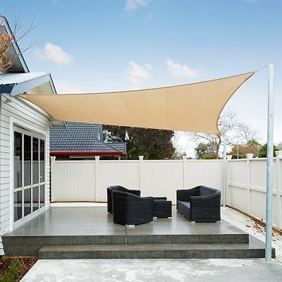 AXT SHADE Schaduwzeil 2 5x3m Rechthoek Waterdicht 95% UV-Bestending - outlet/retourdeal