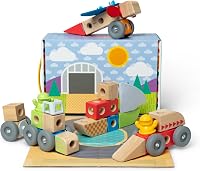 Melissa & Doug Blockables™ Voertuigen speelset - outlet/retourdeal