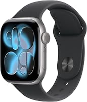 Apple Watch Series 11 GPS 42 mm Smartwatch met kast van spacegrijs - outlet/retourdeal