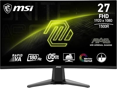 MSI MAG 27C6F 27 inch FHD gebogen gaming monitor - outlet/retourdeal