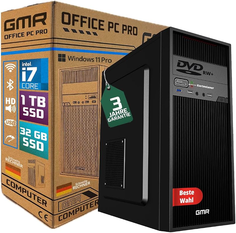 Ultra Intel i7 PC snelle computer + computer voor kantoor en - outlet/retourdeal