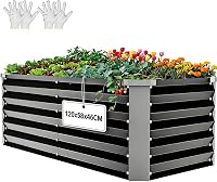 YITAHOME Verhoogde bedden voor tuin 120 x 58 x 46 cm - outlet/retourdeal