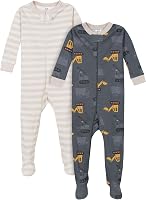 Gerber Baby Boys' 2-Pack Footed Pajamas - outlet/retourdeal
