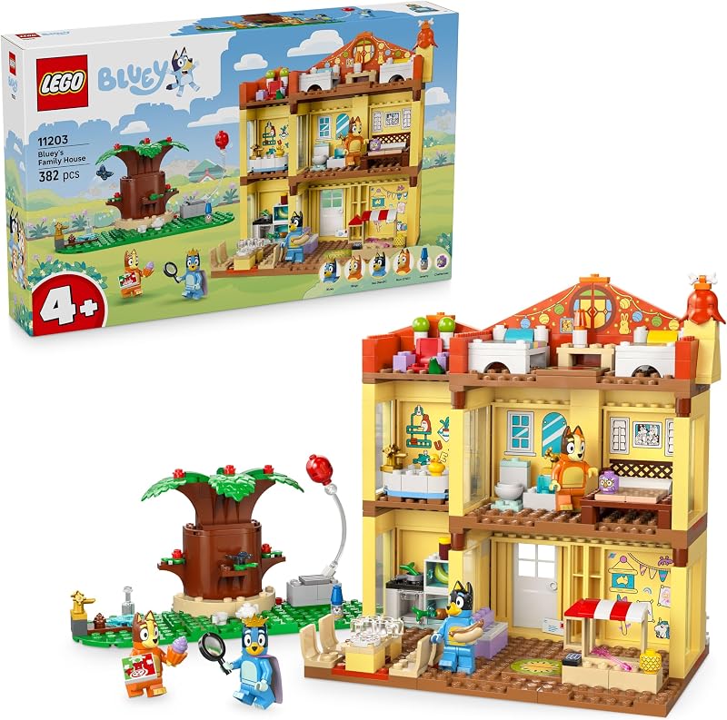 LEGO Bluey: Huis van Bluey en haar Familie Speelgoed voor 4 Jaar en - outlet/retourdeal