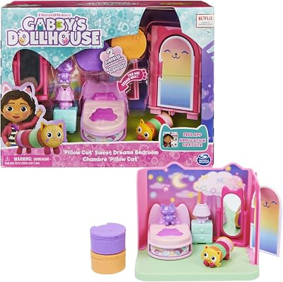 Gabby's Poppenhuis Kussenkat's Slaapkamer-speelset - outlet/retourdeal