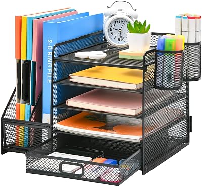 Marbrasse Bureau Organizer met Ordnerhouder - outlet/retourdeal