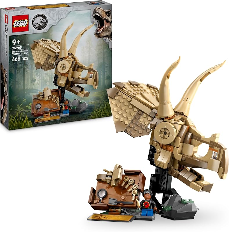 LEGO Jurassic World Dinosaurusfossielen: Triceratops Schedel Model - outlet/retourdeal