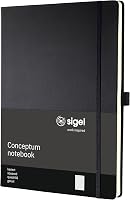CO111 Notizbuch Conceptum ca. A4 kariert schwarz: Notebook Conceptum - outlet/retourdeal