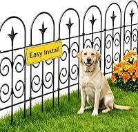 Amagabeli DA1152 81 cm x 8 stuks decoratief metalen hek voor tuin - outlet/retourdeal