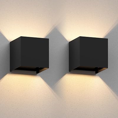 ledscom.de 2x wandlamp CUBEL voor buiten - outlet/retourdeal