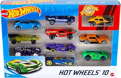 Hot Wheels Set van 10 1:64 schaalmodel speelgoedvrachtwagens en - outlet/retourdeal