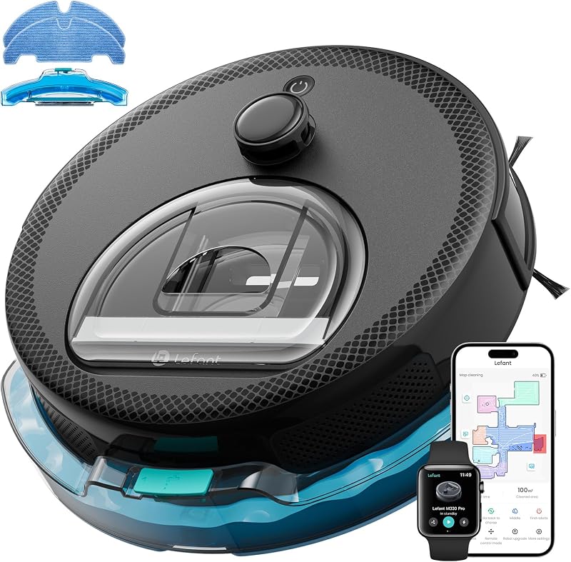 LEFANT Robotstofzuiger met dweilfunctie M1 - outlet/retourdeal