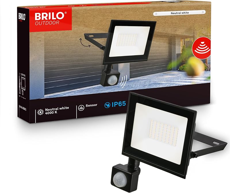 BRILONER LED buitenlamp met bewegingssensor - outlet/retourdeal