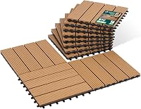vounot® Set van 16 WPC kliktegels - outlet/retourdeal