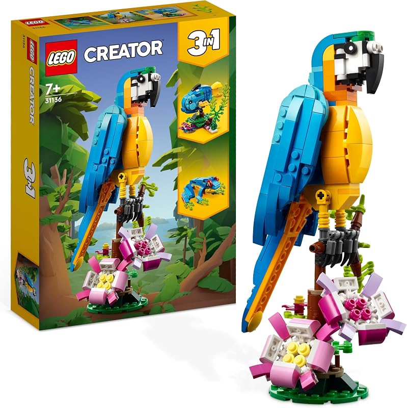 LEGO Creator 3 in 1 Exotische Papegaai Constructie Speelgoed voor - outlet/retourdeal
