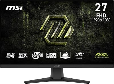 MSI MAG 272F X24 Gaming Monitor 27 inch FHD - outlet/retourdeal