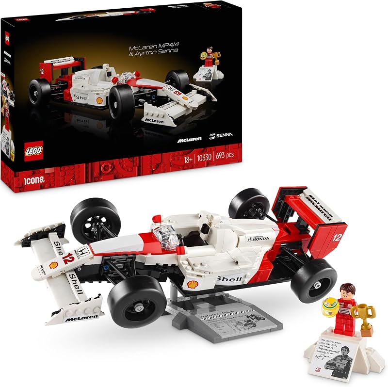 LEGO Icons McLaren MP4/4 en Ayrton Senna Minifiguur - outlet/retourdeal