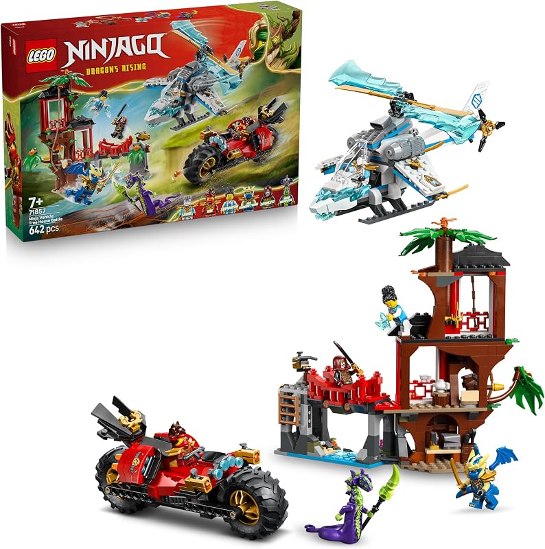 LEGO NINJAGO Ninjavoertuigen bij de Boomhut Bouwpakket voor Kinderen - outlet/retourdeal