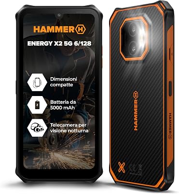 Hammer Energy X2 4G 6+6GB/128GB outdoor mobiele telefoon - outlet/retourdeal