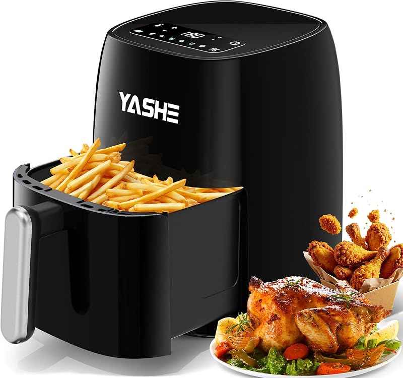 YASHE Heteluchtfriteuse met led-touchscreen - outlet/retourdeal