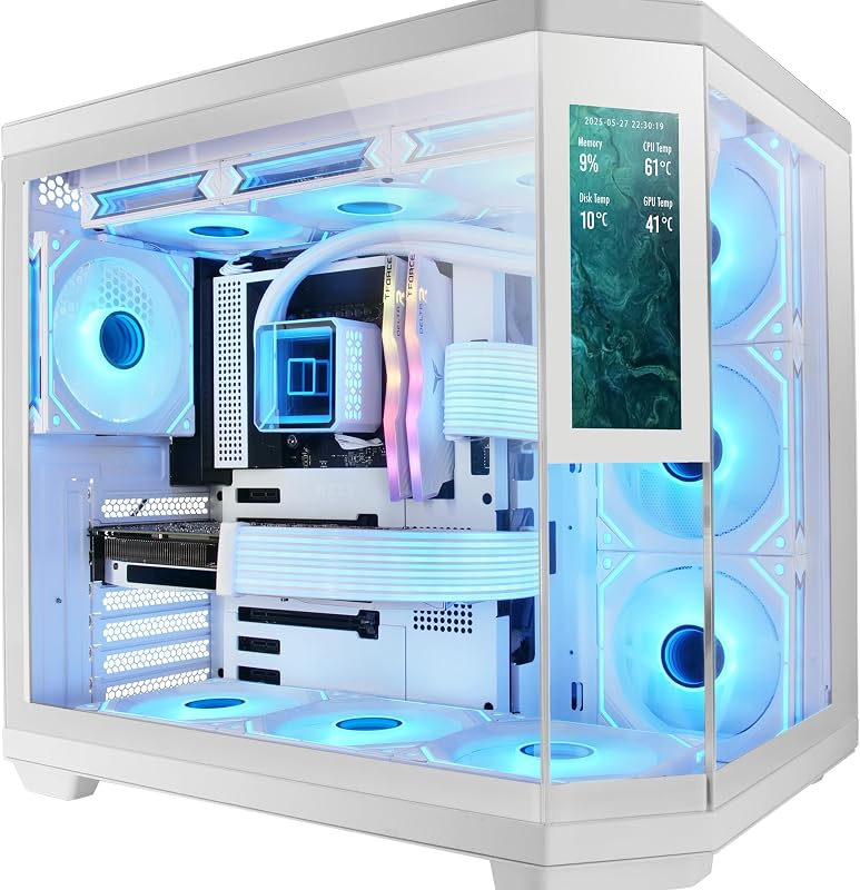 Mars Gaming MC-3TCORELCD ATX Gaming Case - outlet/retourdeal