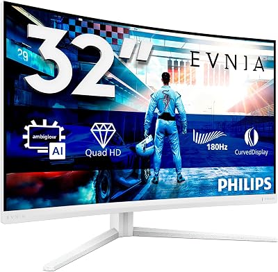 Philips Evnia 32M2C5501-32 inch QHD gebogen gaming-monitor - outlet/retourdeal