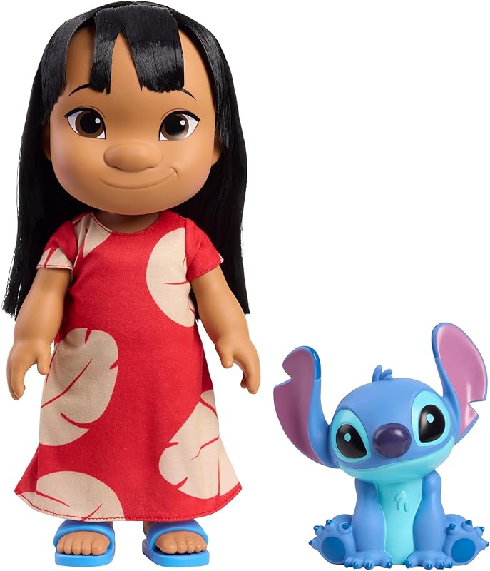 Disney Lilo & Stitch 14-inch Poseable Lilo Doll with 5-inch Stitch - outlet/retourdeal