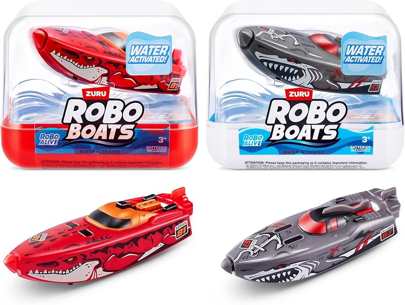 Robo Alive Roboboten witte haai en dino-haaiboot - outlet/retourdeal