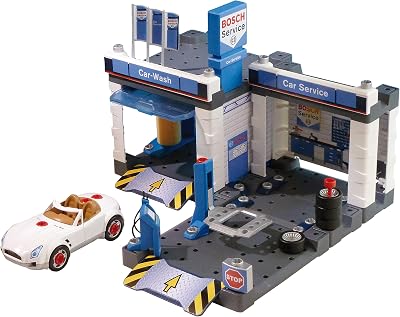 Theo Klein 8647 Bosch car autogarage I Met wasinstallatie en in - outlet/retourdeal