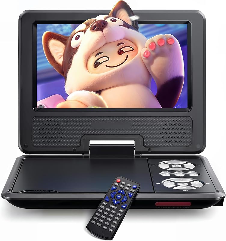 WOLFANG 9 5" Draagbare DVD-speler voor Kinderen & Autoreizen met 7 - outlet/retourdeal
