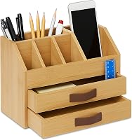 Relaxdays bureau organizer met lades en vakken - outlet/retourdeal
