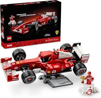 LEGO Icons Ferrari F2004 en Michael Schumacher - outlet/retourdeal