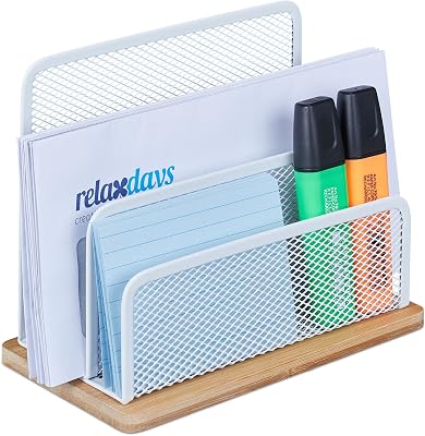 Relaxdays brievenbak 3 vakken - outlet/retourdeal