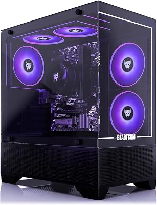BEASTCOM Q3 Essential Gaming PC 8 Threads AMD Ryzen 5 4X 3 - outlet/retourdeal