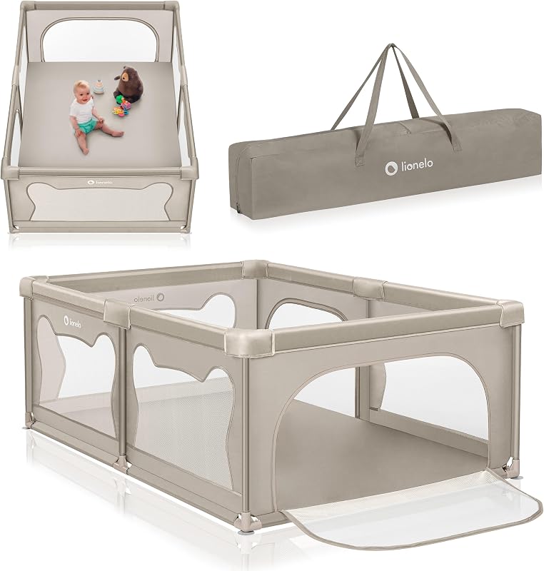 LIONELO Willow Kinderbox Babybox 127x187x68 cm (0–48 Maanden) - outlet/retourdeal