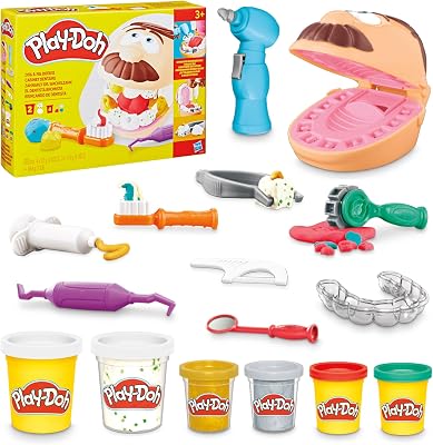 Play-Doh Drill 'n Fill-tandartsspeelgoed voor kinderen vanaf 3 jaar - outlet/retourdeal