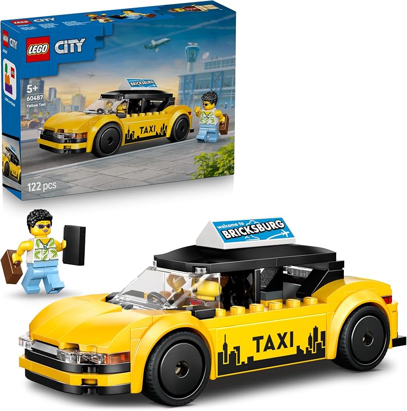 LEGO City Yellow Taxi Cab Toy - outlet/retourdeal