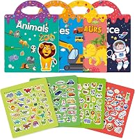 GUYUCOM 4 Pack Herbruikbare Sticker Boeken - outlet/retourdeal